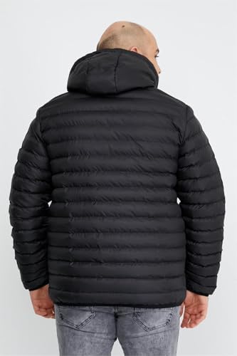 Danger Erkek Battal Şişme Mont Siyah-121DNGR-6XL - Görsel 6