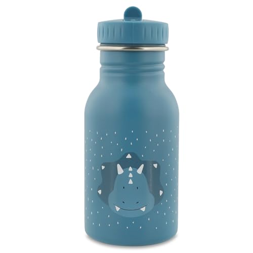 Trixie - Trinkflasche für Kinder aus Edelstahl, 350 ml (Mr. Triceratops)