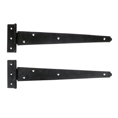 Adonai Hardware 12" Iron T-Hinge (Supplied as Two Pieces)