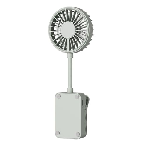 Ventilador Clipser – Enfriador Personal Recargable, Mini Ventilador De Escritorio De 3 Velocidades, Dispositivo De Circulación De Aire Silencioso, Accesorio De Viaje | Portátil Ligero Diseñado Para Ut