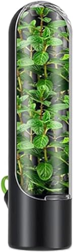 Gowfew Recipientes para guardar hierbas frescas para refrigerador, caja de almacenamiento de hierbas, conservador de hierbas para cilantro, perejil, espárragos, mantiene las verduras frescas durante