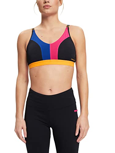 ESPRIT Damen Rcs Sport Bh Trainings-BH, Schwarz, L