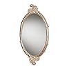 Touch of Class Alynna Oval Vintage Wall Mirror Mocha | Victorian Style Decor for Bedroom, Living Room, Entryway, Office