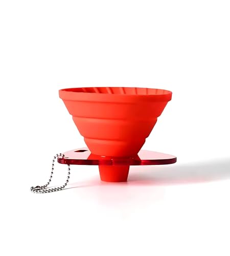 Wmazio 2-in-1 Pour Over Coffee Dripper - Silicone Pour Over