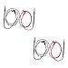 OSALADI 2pcs Multimeter Clamp Cable Digital Clamp Meter Multimeter Test Wire Mini Trash Can Floor Lamp Base Replacement and Accurate Door Silencer Pen Measuring Resistance Number
