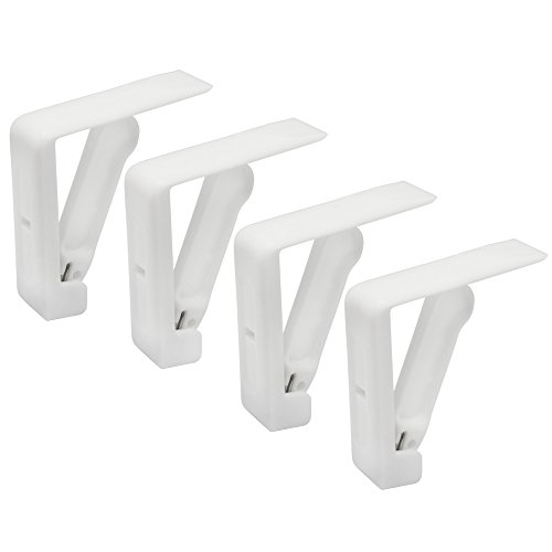 Mantel Winstory ClipsTable portada de tela 4 x abrazadera con muelles soporte