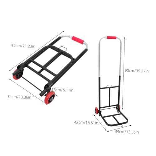 Carretilla Plegable Portátil con Ruedas de PU miniatura 2