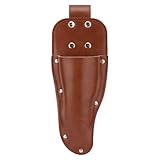 Ledertasche für Gartenschere, Gürteletui mit Schlaufe, Messerscheide, geformtes Leder, Gürtel-Montagewerkzeugtasche, sichere Aufbewahrung, robuster Schutz, langlebiges Zubehör, Gebrauchswerkzeuge