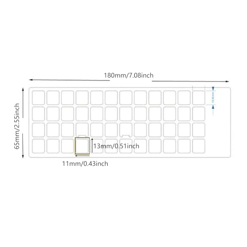 2Pcs Pegatinas Letras Teclado Portugués Fondo Negro miniatura 5
