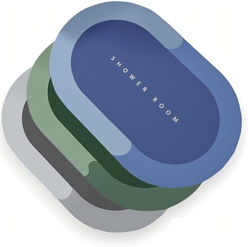 Genérico Kit Com 3 Tapetes Mágicos Antiderrapante Ultra Absorvente De Secagem Rápida Para Banheiro E Casa Multicolorido 58 cm x 37.5 cm