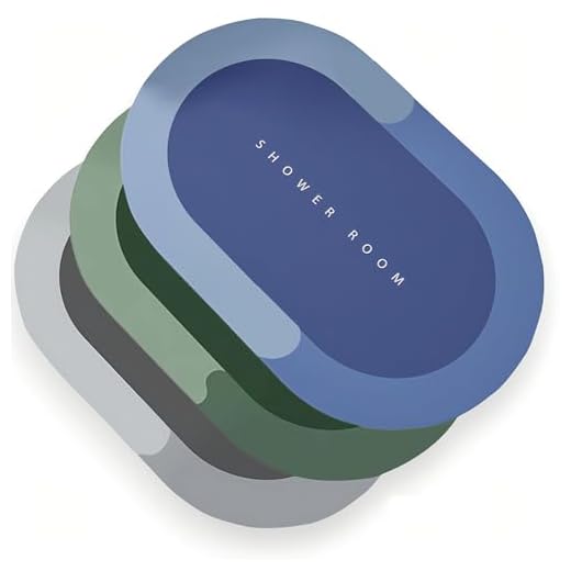 Kit Com 3 Tapetes Mágicos Antiderrapante Ultra Absorvente De Secagem Rápida Para Banheiro E Casa