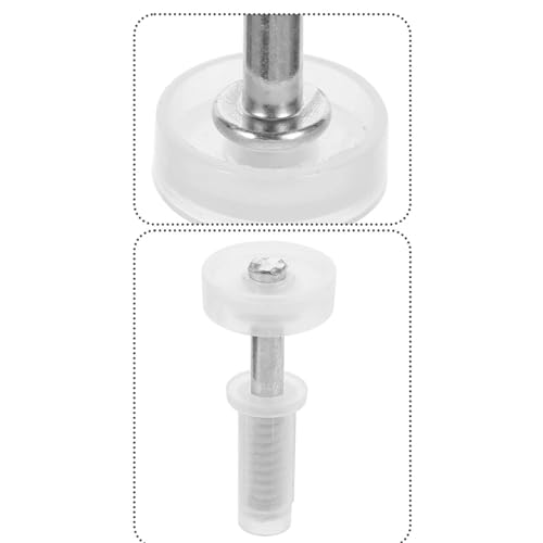Kit de Reparación de Herrajes para Puerta Plegable Bi-Fold con 16 Piezas, Rodillos de Acero Inoxidable para Puerta de Ducha, Armario y Closet miniatura 4