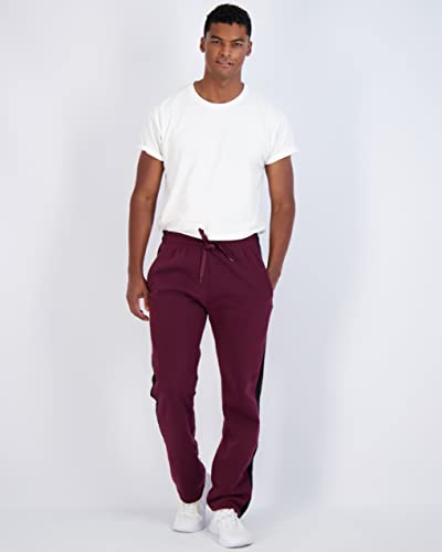 3 Pack Men's Open Bottom Mens Sweatpant Men Tech Fleece Active Sports Sweat Sweats Athletic Training Pant Track Gym Running Casual Heavy Sweatpants Pockets Bottom Lounge Pants Warm - Set 8, M #TOP3
