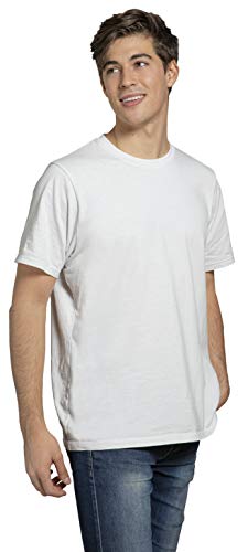 Image of OZIO Men's Cotton Round Neck T Shirt (OZTA-CBEC-$-Lemon Chrome)