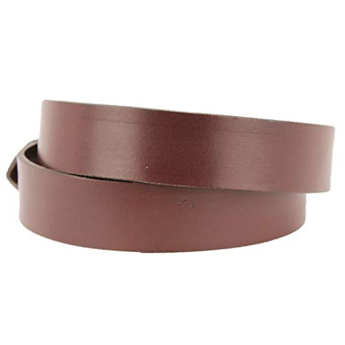 COUNTRY CLUB PREP Leather Belt in Dark Brown with Brass Anchor Buckle2