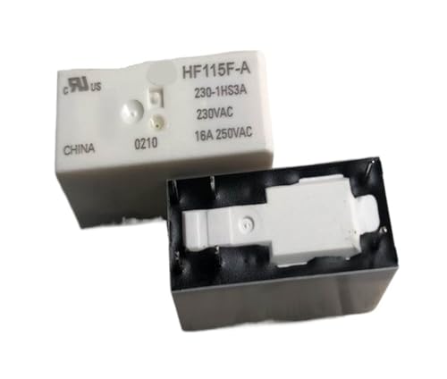 Relé HF115F-A 230-1H3A con bobina de 230VAC para un control de 16A estable