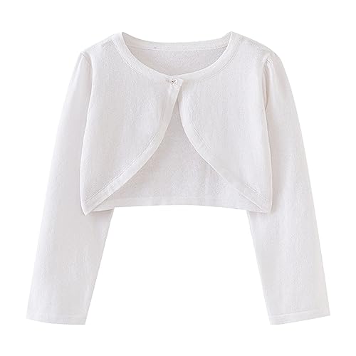 Children's Tops Spring/Summer Solid Color Single Button Cardigan Party Birthday School Strap Less Tops for Teen Girls
