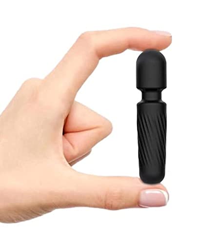 NEKRAY Personal Massager for Women - Handheld Massager Wand â€“ Cordless Personal Massager â€“ Mini Massaging Wand for Muscle Tension and Pain Relief â€“ Waterproof Silicone â€“ Quiet Mini Massager
