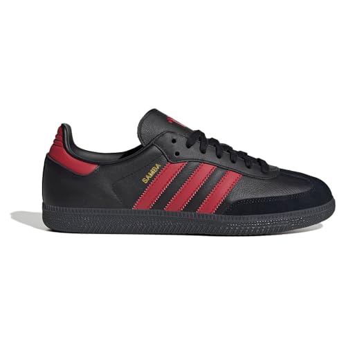 Zapatillas de fútbol urbano adidas Samba Manchester United JQ4036 de adulto en negro