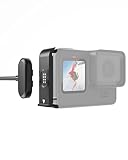 Magnetische Ladegerät Ladekabel Kit für GoPro Hero 13 12 11 10 9, kompatibel mit Go Pro, Gopro-Zubehör Wetterfeste Akku-Abdeckung für Dauerstromversorgung, Schnellladung