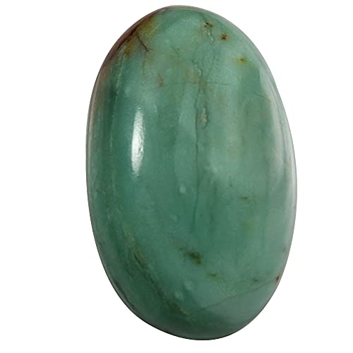 Jaspe vert prase ovale cabochon naturel en vrac 28,55 carats Qc85 pour collection