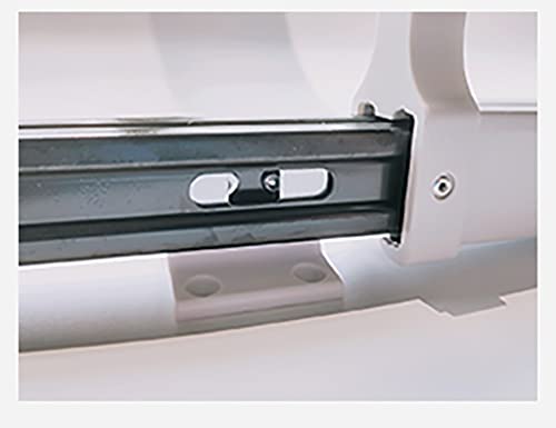 Porte-pantalons coulissant réglable de 40 cm pour penderie - 8