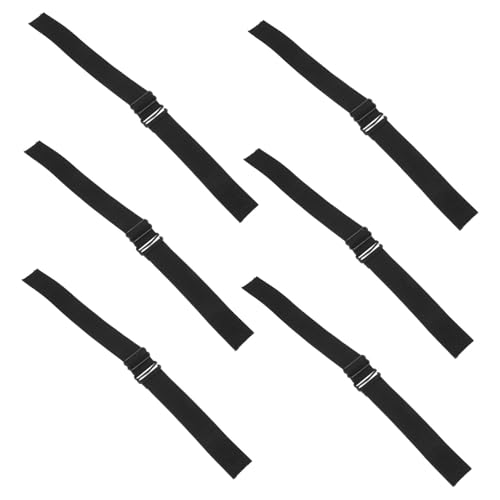 FOMIYES 6pcs Adjustable Wig Elastic Bands 2.5cm Headbands for Wigs Elastic Band Straps for Wig Making Breathable Wig Cap Accessories