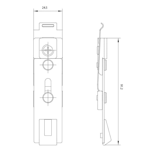 GEZE Feststelleinheit für TS 3000/5000 – Türfeststeller mit Freigabefunktion – Flexibel einstellbar – Für sichere & komfortable Türsteuerung