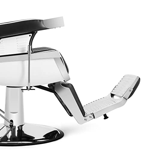 Artist Hand Barber Chair Barbershop Chairs Hydraulic Recline Barber Chairs Salon Chair For Hair Stylist Tattoo Chair Barber Salon Equipment(Black1) #TOP4