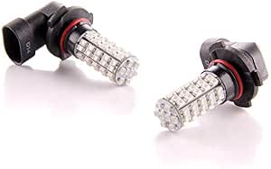 Pair Of DDM Tuning 1156 LED Bulbs - Amber, 60 X 3528 SMD, 420 Lumens, 1 Year Warranty