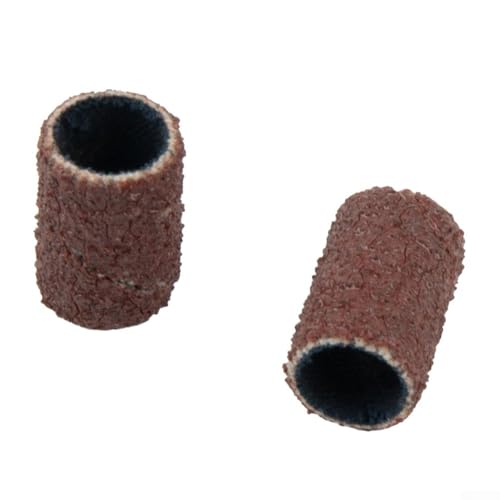 Sanding Drum Kit for Rotary Tools, 10Pcs Abrasive Sanding Sleeves with Self-Expanding Rubber Mandrels for Wood Carving, Metal Polishing, DIY Projects, Curved Edge Sanding (Red, Black)(Small Circle)
