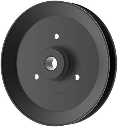 6-1/2 Inch V-Groove Drive Pulley – 1 1/8 Inch Bore, Steel, For John Deere TCA20093 (Fits 5L/B Belts)