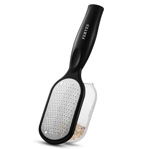 FERYES Foot File with Dead Skin Catcher