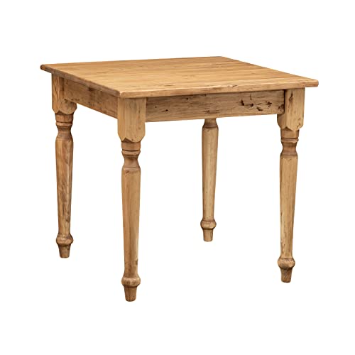 Biscottini, 5 x 78,5 cm de Madera | Sólida Mesa Cuadrada | Mesas de Cocina Made in Italy, 80,5 x 80,5x78,5 cm