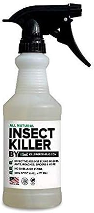 All Natural Non Toxic Insect Killer Spray By Killer Green 16 Oz Kills On Cockroaches Ants Mosquitos Spiders 00 Money Back Guarantee Safe For People Plants And Pets