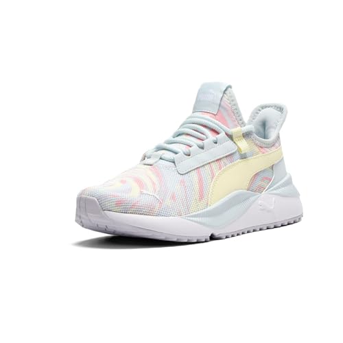 PUMA Kids Girls Pacer Easy Street Watercolor Lace Up Sneakers Shoes Casual - Blue2