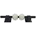 RumbleRoller Beastie Bar & Stands - Hands Free Massager - Includes Beastie Bar, Stands and 2 Original Beastie Balls