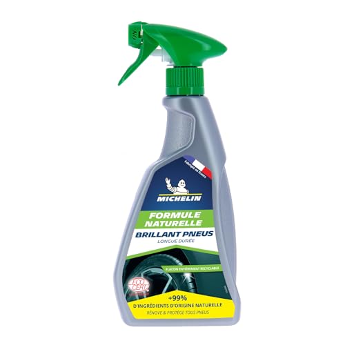 MICHELIN 009161 - Limpiador Brillante para neumáticos, Fórmula Natural, 500 ml