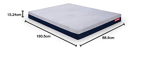 Image of Duroflex LiveIn Duropedic - Doctor Recommended Orthopedic High Resilient, Memory Foam Single Bed Mattress, Roll Pack 6 Inch Single Size Medium Firm Mattress With Luxury Anti Microbial Fabric (75x35x6)