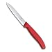 Produktbild Victorinox, 6.7701, Swiss Classic, Gemüsemesser, Extra scharfe Klinge, mit geradem Schliff, robuster Kunststoff-Griff, Rot, Made in Switzerland, Spülmaschinengeeignet