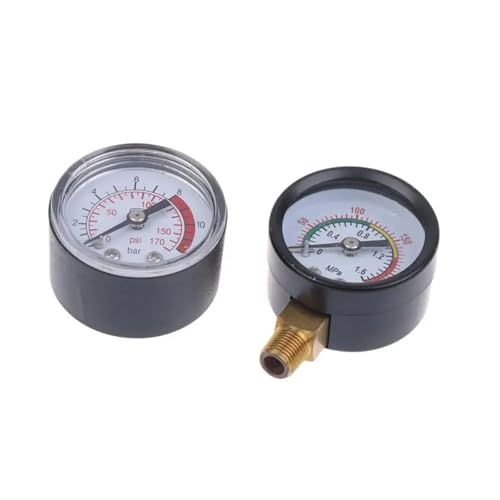 Manomètre de pression 0-12 Bar pour compresseur hydraulique et pneumatique - 3
