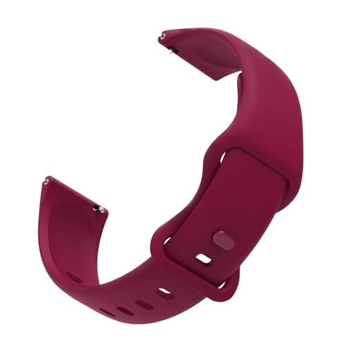 Image of YODI New Edition Soft Silicone Classic Strap Band For Redmi Watch 5 Lite Only [ Not for Any Other Models] (DUAL CLOSER WINRED)