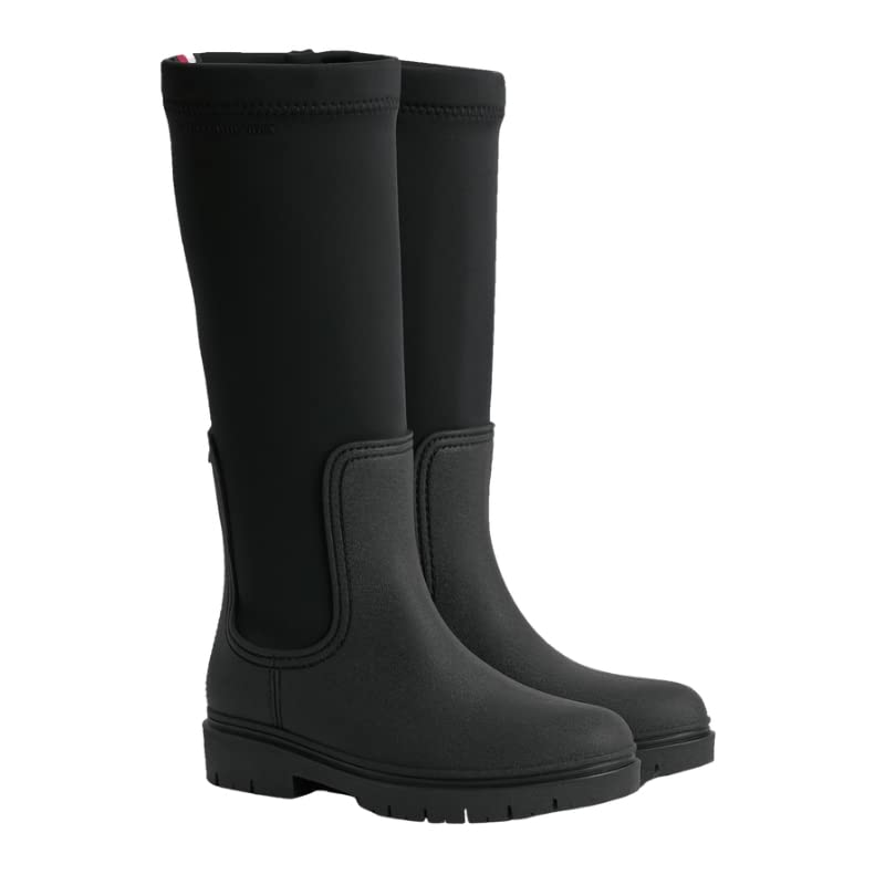 Tommy Hilfiger Gummistiefel, 11-Deutsch:37, Color:schwarz