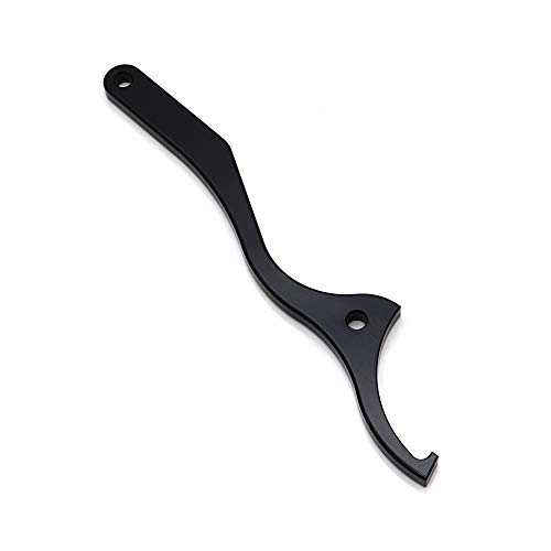 Image of Rear Shock Spanner Wrench WP Shocks Tool For 125-500 2017-2022, 125-450 SX /SXF /XC /XCF 2016-2022, Husqvana 125-501 TE /FE /TC /FC /TX /FX 2017-2022 Black