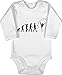 Evolution & Entwicklung Baby - Rhythmische Sportgymnastik Evolution - 6/12 Monate - Weiß - BZ30_Body_Langarm - BZ30 - Baby Body Langarm