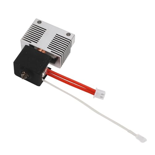 High Temperature Hot End Kit, Hardened Steel Nozzle, Compatible with Various Filaments for 3D Printers
