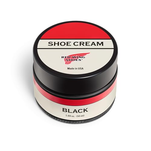Red Wing Shoes Cream Leather Polish, 1.69 oz, Black