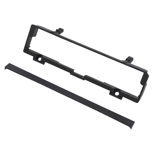 motoparty for BMW E46 Air Conditioner Relocation Kit for 2DIN Radio Adapter Functional Carrier Conversion with Center Panel Frame and Barrier Strip (Automatic AC Only)