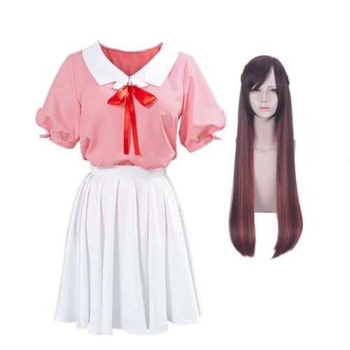 Linfemy Ichinose Chizuru - Conjunto de disfraz de anime para cosplay, falda de cosplay, disfraz de Halloween, carnaval, fiesta de anime, actuación para mujer