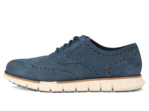 Cole Haan Cole Haan Men's Zerogrand Remastered Wingtip Oxfords, Big Dipper Nubuck/Natural/Ivory, 10.5-M US